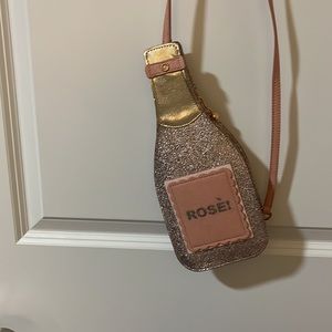 Rose Wine shaped Cross Body Cross Body Purse